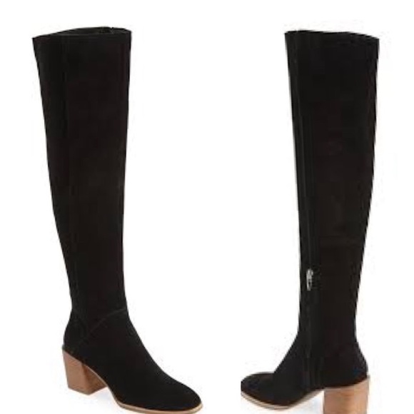 Daylan Shoes - NEW!!Dylan Tall Boots in Black Leather size 7  NEW!!!!